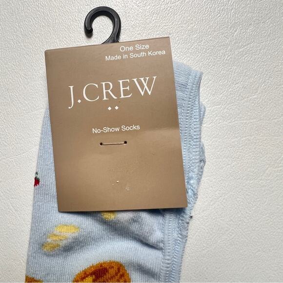 J.Crew Women's Printed Style Graphic  No Show Socks One Size NWT - Picture 7 of 7